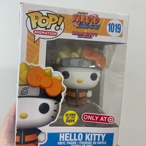 Naruto Hello Kitty Funko Pop! #1019 - Target Exclusive - Glow in the Dark